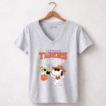 Clemson Tigers Makes Me Drink Beer Snoopy and Woodstocks 7 Womens V Neck.jpg