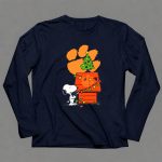 Clemson Tigers Snoopy Christmas Lights Dog House Peanuts Football 6 Long Sleeves.jpg