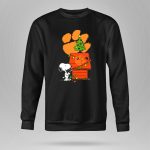 Clemson Tigers Snoopy Christmas Lights Dog House Peanuts Football 9 Sweatshirt.jpg