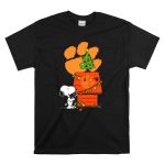 Clemson Tigers Snoopy Christmas Lights Dog House Peanuts Football T Shirt 6.jpg