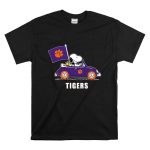 Clemson Tigers Snoopy Driving With Woodstock In Purple Car T Shirt 6.jpg