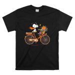 Clemson Tigers Snoopy Woodstock Bicycle Flowers T Shirt 6.jpg