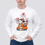 Clemson Tigers Snoopy and Hello Kitty Valentine 4 Long Sleeves.jpg
