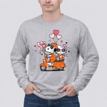Clemson Tigers Snoopy and Hello Kitty Valentine 6 Long Sleeves.jpg