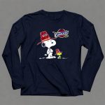 Cleveland Cavaliers Snoopy and Woodstock in Cavaliers Hats 6 Long Sleeves