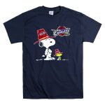 Cleveland Cavaliers Snoopy and Woodstock in Cavaliers Hats T Shirt 7