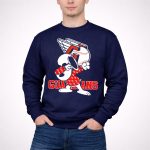 Cleveland Guardians Snoopy Dabbing Baseball 3 Sweatshirt.jpg