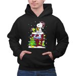 Colorado Avalanche Christmas Snoopy and Woodstock with Gifts and Tree 2 Hoodie.jpg