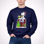 Colorado Avalanche Christmas Snoopy and Woodstock with Gifts and Tree 3 Sweatshirt.jpg