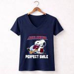 Colorado Avalanche Snoopy Perfect Smile The Peanuts 5 Womens V Neck.jpg