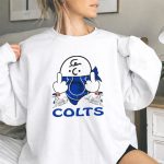 Colts Charlie Brown And Snoopy Indianapolis 9 Sweatshirt