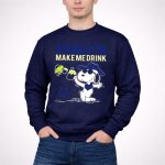 Colts Make Me Drink Snoopy Indianapolis Colts Fans Peanuts Football Horsehoe T Shirt T Shirt 3