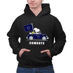 Cowboys Snoopy Dallas Cowboys Flag Peanuts Woodstock Car Blue Star 2 Hoodie