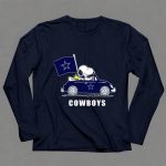 Cowboys Snoopy Dallas Cowboys Flag Peanuts Woodstock Car Blue Star 6 Long Sleeves