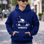 Cowboys Snoopy Dallas Cowboys Flag Peanuts Woodstock Car Blue Star 8 Hoodie