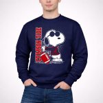 Crimson Tide Alabama Snoopy Football 3 Sweatshirt