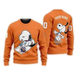 Custom Name and Number Snoopy Mets Baseball All Over Print Sweatshirt 1.jpg