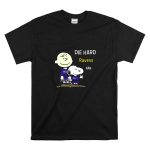 DIE HARD Baltimore Ravens Fan Snoopy Charlie Brown T Shirt 6