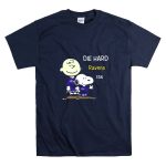 DIE HARD Baltimore Ravens Fan Snoopy Charlie Brown T Shirt 7