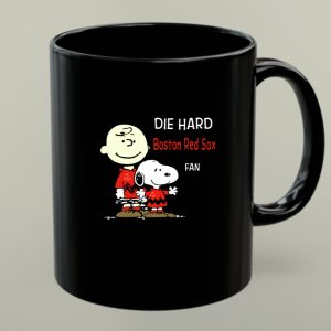 DIE HARD Boston Red Sox FAN Snoopy and Charlie Brown 1 mug.jpg