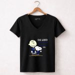 DIE HARD San Diego Padres FAN Snoopy Charlie Brown 7 Womens V Neck.jpg