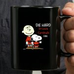 DIE HARD St Louis Cardinals Fan Snoopy and Charlie Brown 3 mug.jpg