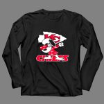 Dabbing Snoopy Wear Kansas City Chiefs 4 Long Sleeves