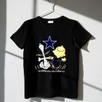 Dallas Cowboys Peanuts Snoopy And Charlie Brown Dancing Star 1 T Shirt