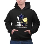 Dallas Cowboys Peanuts Snoopy And Charlie Brown Dancing Star 2 Hoodie
