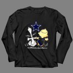 Dallas Cowboys Peanuts Snoopy And Charlie Brown Dancing Star 4 Long Sleeves