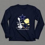 Dallas Cowboys Peanuts Snoopy And Charlie Brown Dancing Star 6 Long Sleeves