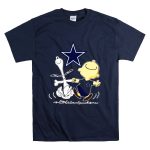Dallas Cowboys Peanuts Snoopy And Charlie Brown Dancing Star T Shirt 7