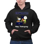 Dallas Cowboys Snoopy Charlie Brown Happy Thanksgiving 2 Hoodie