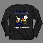 Dallas Cowboys Snoopy Charlie Brown Happy Thanksgiving 4 Long Sleeves