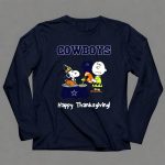 Dallas Cowboys Snoopy Charlie Brown Happy Thanksgiving 6 Long Sleeves