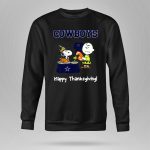 Dallas Cowboys Snoopy Charlie Brown Happy Thanksgiving 9 Sweatshirt
