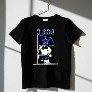 Dallas Cowboys Snoopy I Am Football Fan 1 T Shirt