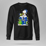 Dallas Mavericks Merry Christmas Snoopy Peanuts Holiday Celebration 9 Sweatshirt