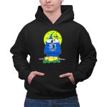 Dallas Mavericks Snoopy Halloween Doghouse Moon Pumpkins 2 Hoodie