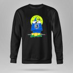 Dallas Mavericks Snoopy Halloween Doghouse Moon Pumpkins 9 Sweatshirt