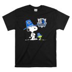 Dallas Mavericks Snoopy and Woodstock Pilgrim Hats T Shirt 6