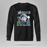 Dallas Stars Mavericks Texas Rangers Dallas Cowboys Snoopy 9 Sweatshirt