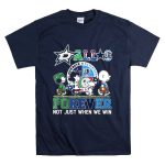 Dallas Stars Mavericks Texas Rangers Dallas Cowboys Snoopy T Shirt 7