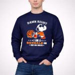 Damn Right I Am a Bengals Fan Now and Forever Snoopy Football Bengals 3 Sweatshirt