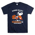 Damn Right I Am a Bengals Fan Now and Forever Snoopy Football Bengals T Shirt 7