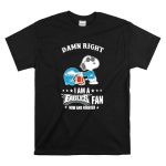 Damn Right I Am a Philadelphia Eagles Fan Now and Forever Snoopy T Shirt 6