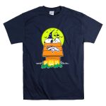 Denver Broncos Halloween Snoopy Woodstock Pumpkins Moon T Shirt 7