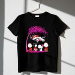 Denver Broncos Peanuts characters in October we wear pink 1 T Shirt