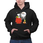 Denver Broncos Snoopy And Woodstock Football Night Scene 2 Hoodie