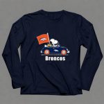Denver Broncos Snoopy Car Broncos Flag 1 6 Long Sleeves